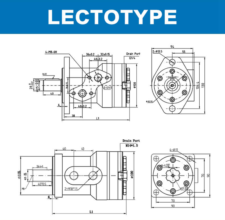 OMR series hydraulic motor