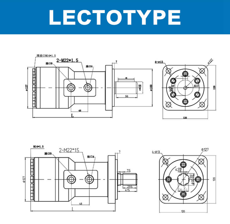 BM4 series hydraulic motor